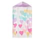 Rainbow Heart Kid Beach Hooded Towel UPF 50+