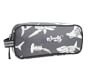 Mackenzie Grey Shark Bones Glow-in-the-Dark Pencil Case