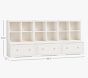 Ava Regency 3 x 3 Cubby &amp; Drawer Base Wall Storage System