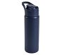 Navy Trim Solid Mackenzie Water Bottle