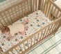 Rifle Paper Co. Storybook Organic Cotton Crib Fitted Sheet