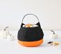 Glow-in-the-Dark Pumpkin Cat Felt Halloween Treat Bag
