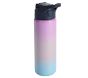 Rainbow Ombre Glitter Mackenzie Water Bottle