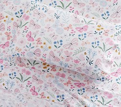 Wildflower Butterfly Organic Cotton Sheet Set