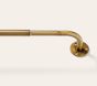 Open Box: Single Room Darkening Rod, Large (60"-108") - Antique Brass