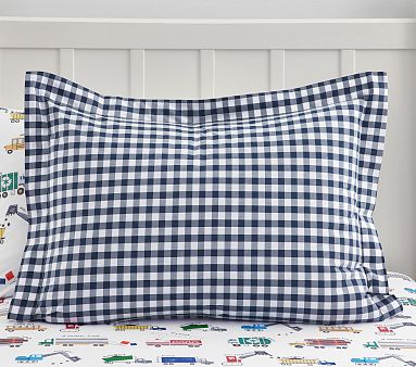 Check Organic Cotton Standard Sham