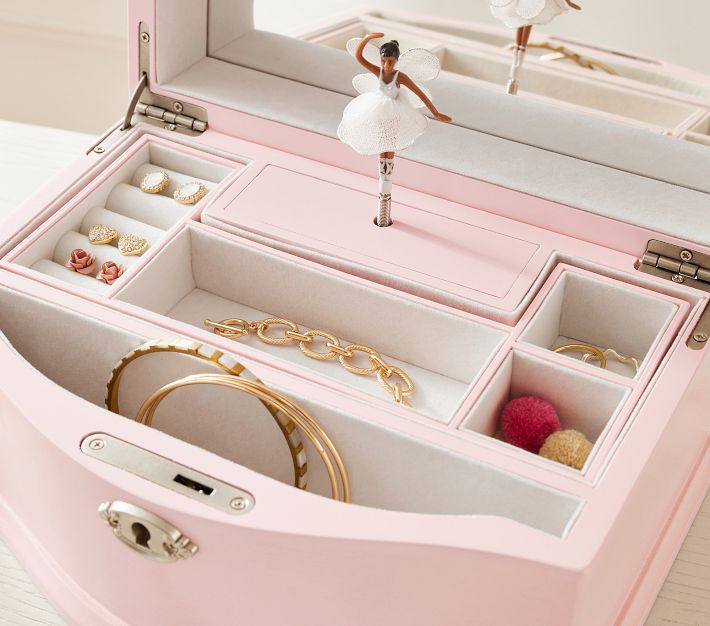 Abigail Kids Jewelry Box Collection - Pink | Pottery Barn Kids