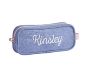 Mackenzie Blue Daisies Pencil Case