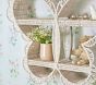 Butterfly Shaped Rattan Shelf (23" x 28")