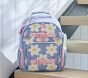 Blue Daisies Chenille Mackenzie Nap Mat &amp; Small Backpack Bundle