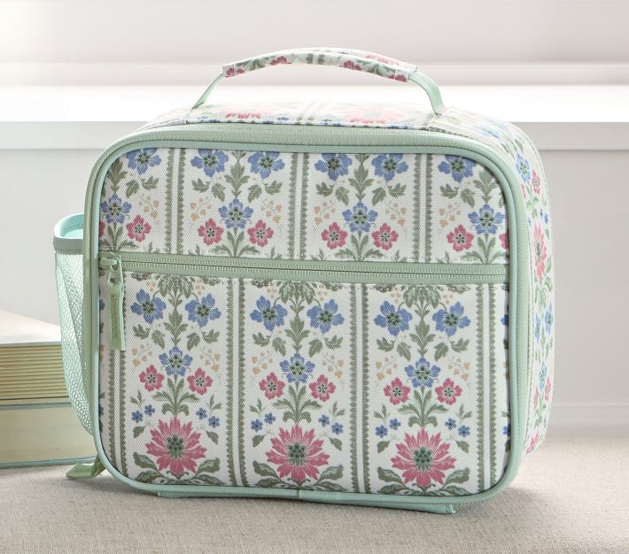 Hill House Home Floral Stripe Mackenzie Lunch Box | Pottery Barn Kids