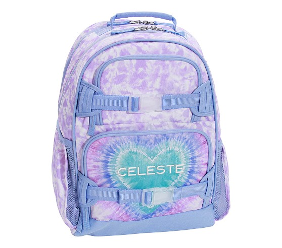ポッタリーバーンリュック シルバー Mackenzie Plum Glitter Heart Kids Backpacks | Pottery Barn Kids