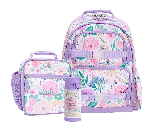 Mackenzie Pink Field Floral Backpack & Lunch Bundle, Set of  display picture 3