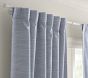 Color Block Evelyn Linen Blend Blackout Curtain