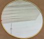 Open Box: Metal Round Mirror (30") - Gold