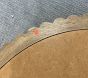 Open Box: Round Wood Wavy Trim Mirror (30") - Warm Sand