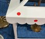 Open Box: Scalloped Lantern Chandelier (12") - Simply White, Antique Brass