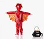 Red Metallic Dragon Kids Costume