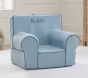 Anywhere Chair®, Arona Twill with Navy Piping
