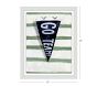Jordan Connelly Go Team Flag Framed Wall Art (24" x 19")