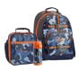 Blue Grey Camo Glow-in-the-DarkMackenzie Backpack &amp; Lunch Bundle, Set Of 3