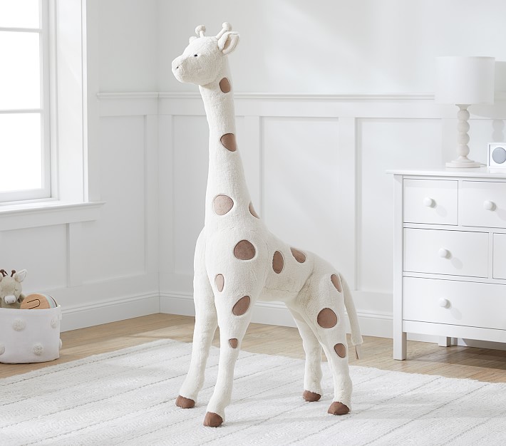 Jumbo Giraffe Plush Toy | Pottery Barn Kids