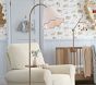 Scallop Floor Lamp With Tray (60")