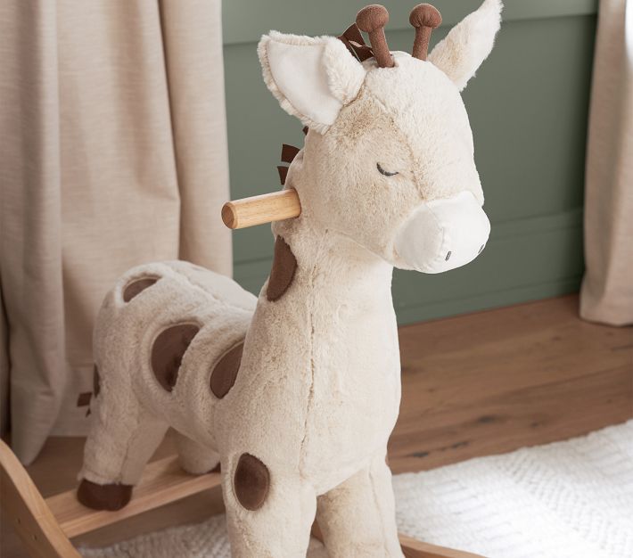 木馬　アメリカのpottery barn kidsブランド Giraffe Nursery Rocker | Animal Rocker | Pottery Barn Kids
