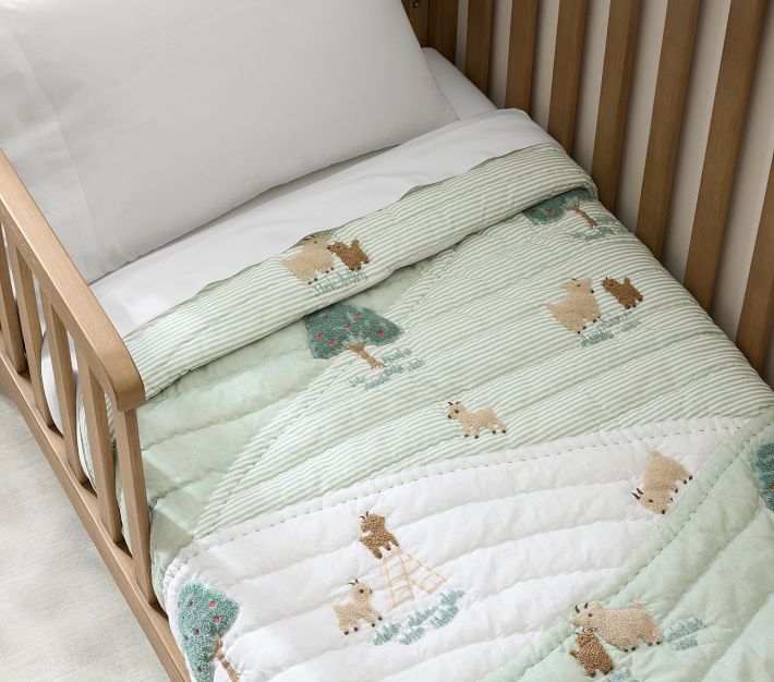 Bowie Billy Goat Baby Quilt | Pottery Barn Kids