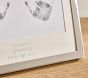 Silver Handprint Sentiment Frame (8" x 10")