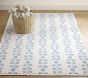 Floral Vines Reversible Washable Rug