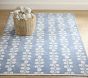 Floral Vines Reversible Washable Rug