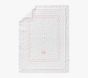 Welcome Home Embroidered Heart Baby Quilt