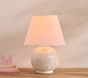Ceramic Daisy Table Lamp (16")