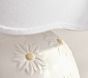 Ceramic Daisy Table Lamp (16")