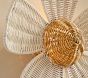 Light-Up Rattan Flower (15"x 5")