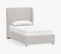 Carter Wingback Upholstered Bed