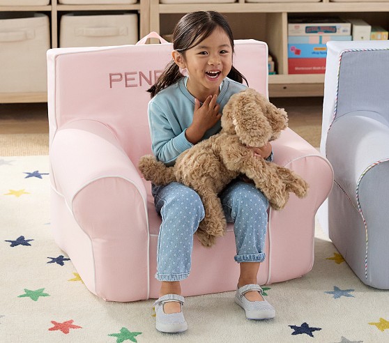 Anywhere Chair®, Sepia Rose Twill | Pottery Barn Kids