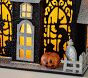 Light-Up Halloween Mantel Witch Mansion Village