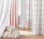 Kayla Rainbow Stripe Cotton Blackout Curtain