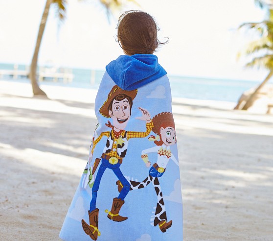 THE FIRST FAN TOY STORY ビーチタオル Disney and Pixar Toy Story Kid Beach Towel UPF 50+ | Pottery Barn Kids