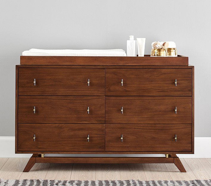 modern changing dresser Casanookk Changing Table Dresser With Drawers,modern Baby Dresser With Changing Table Top For Nursery,diaper Changing Station Organizer For Infants