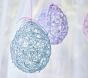 Rattan Hanging Eggs, Set of 5