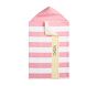Rugby Stripe Sun Kid Beach Hooded Towel UPF 50+
