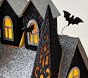 Light-Up Halloween Mantel Witch Mansion Village