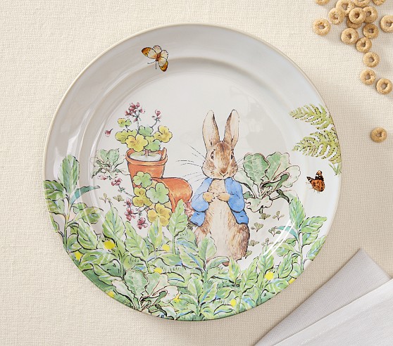 Peter Rabbit™ Flopsy™ Bunnies Plate | Pottery Barn Kids
