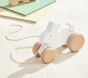 Open Box: Bunny Pull Toy - White