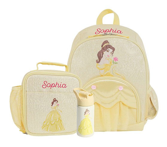 Disney Princess Belle Critter Mackenzie Backpack Bundle, Set of 3