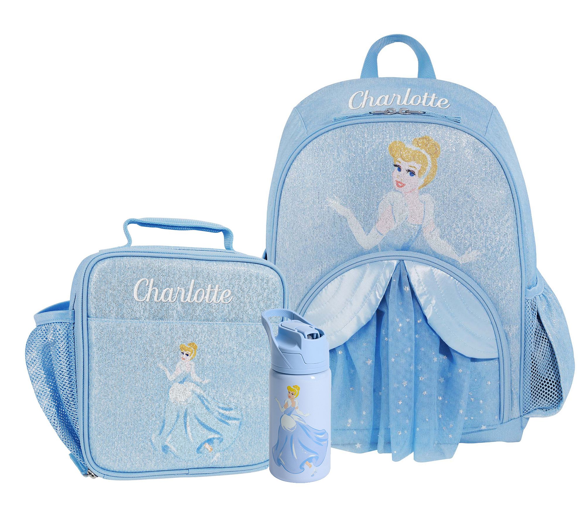 Disney Princess Cinderella Critter Mackenzie Backpack Bundle, Set