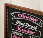 Chalkboard First Day of School Sign